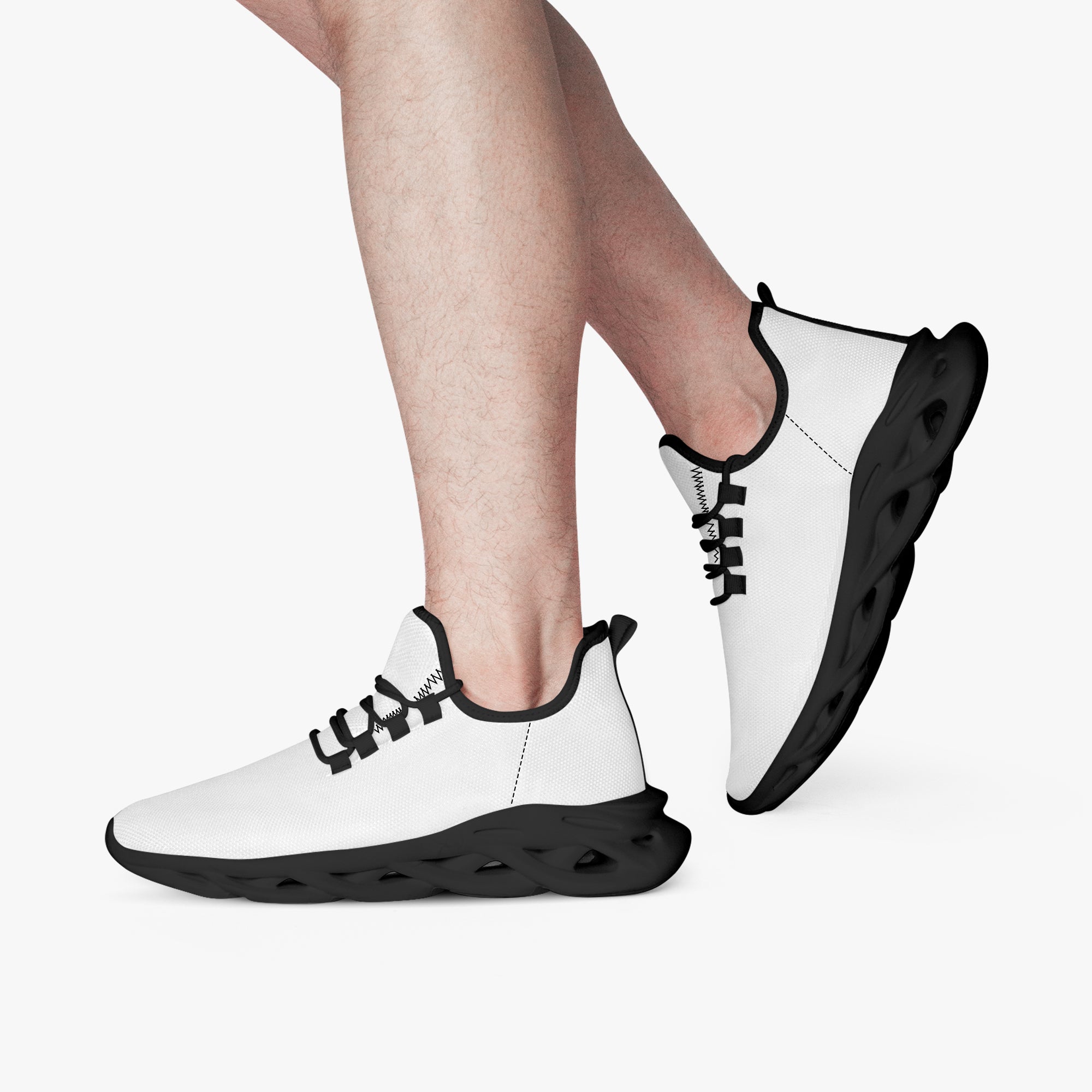 Bounce Mesh Knit Sneakers - Black