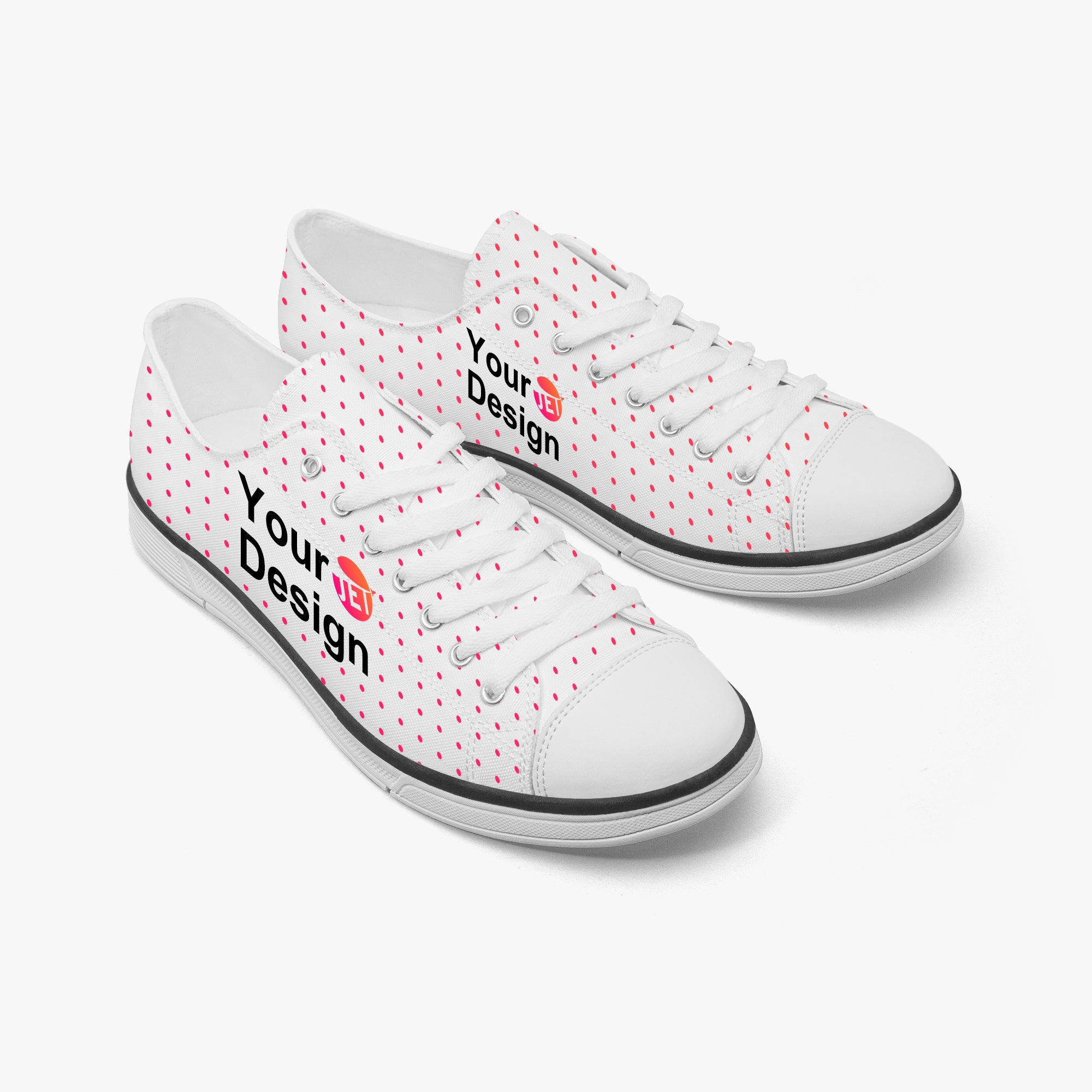Light Adult Low-Top Canvas Shoes