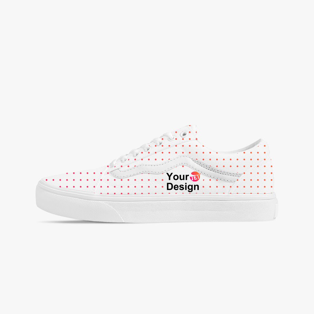 Trendy Low-Top Canvas Sneakers