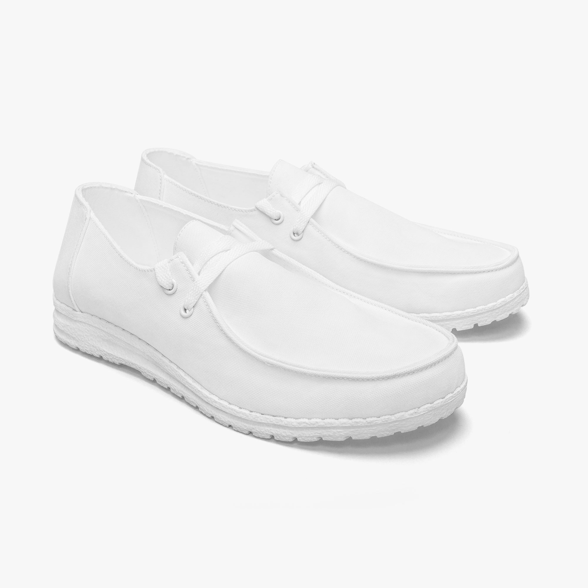 Trendy Canvas Lace-up Loafers