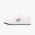 Low-Top Leather Sneakers - White/Black