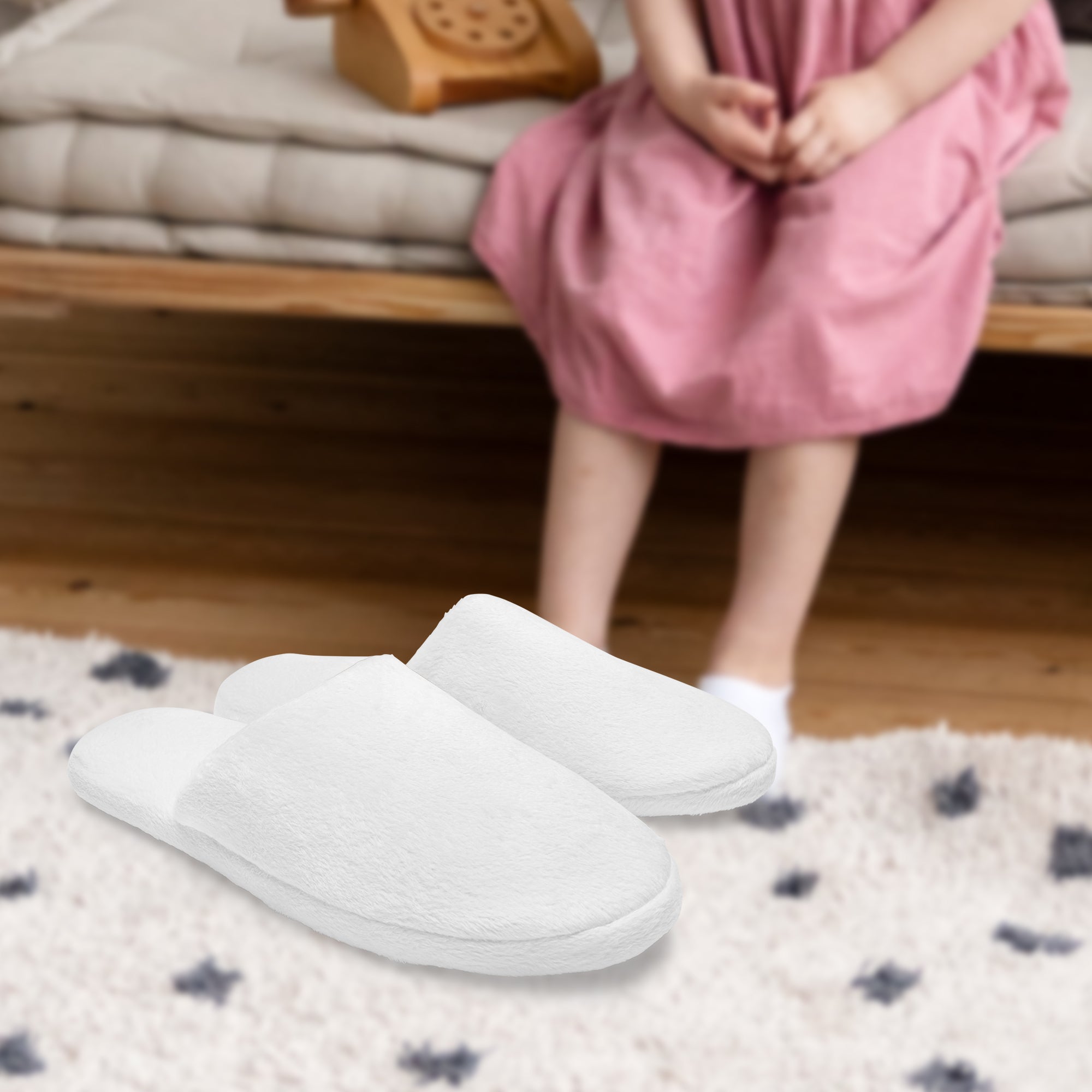 Kid's Light Cotton Slippers