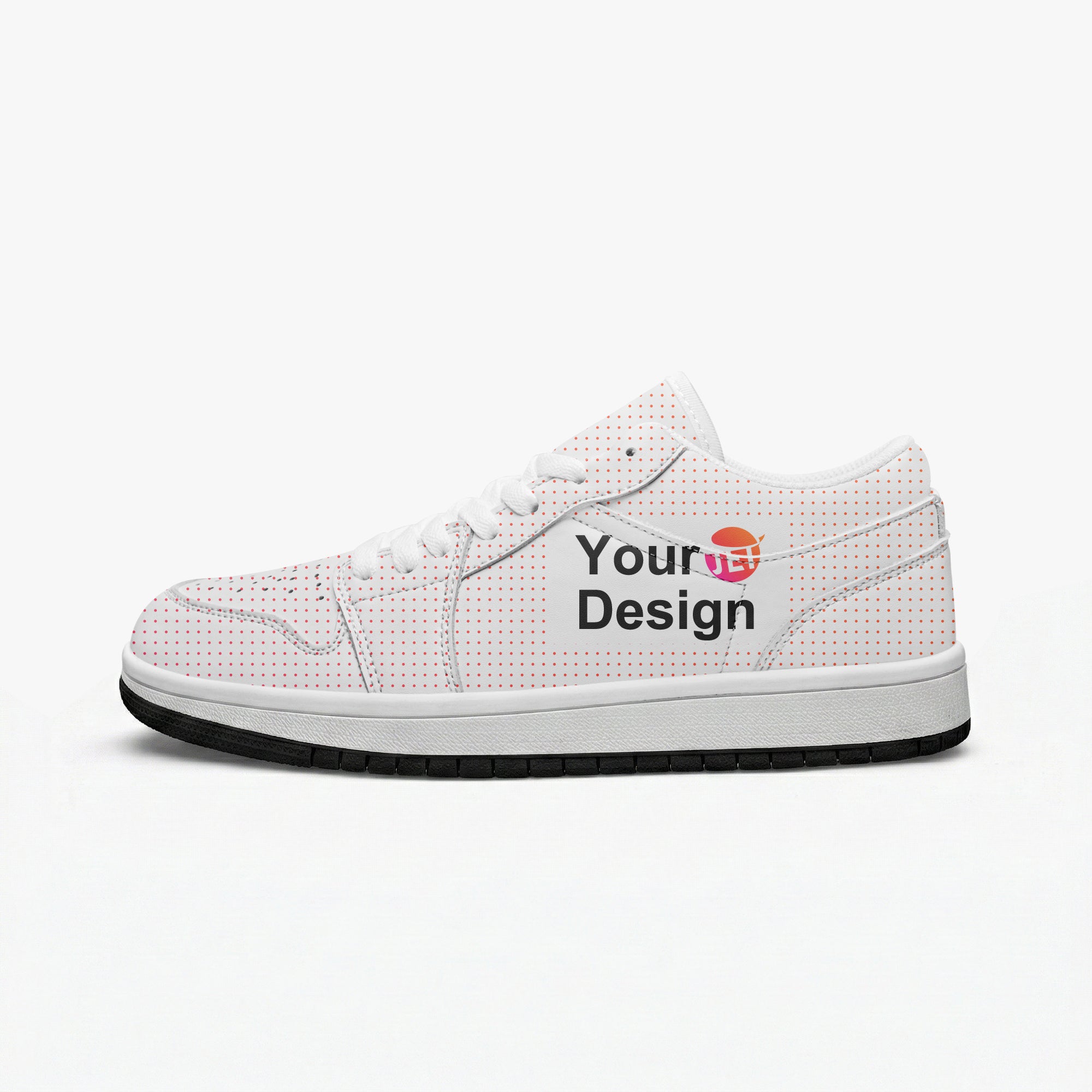 Type 2 Low-Top AJ1 Leather Sneakers