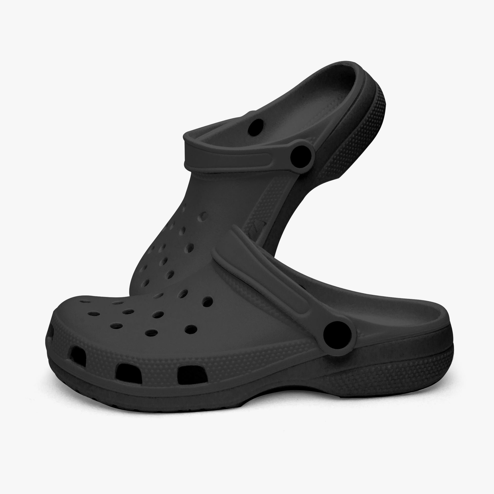 Black-base AOP Clogs