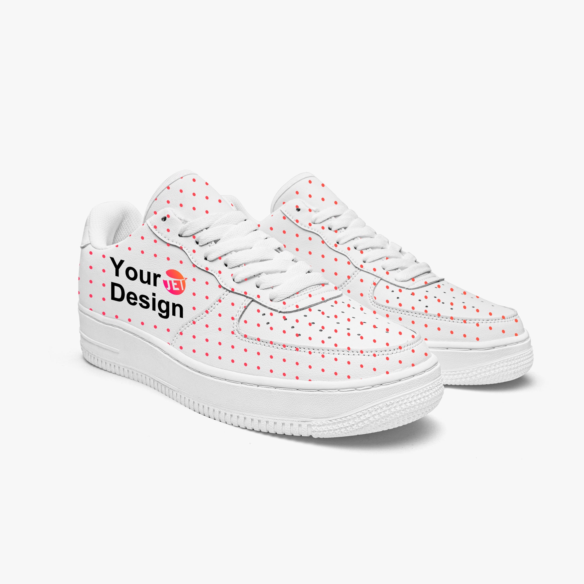 Type 2 AF1 Low-Top Microfiber PU Leather Sports Sneakers