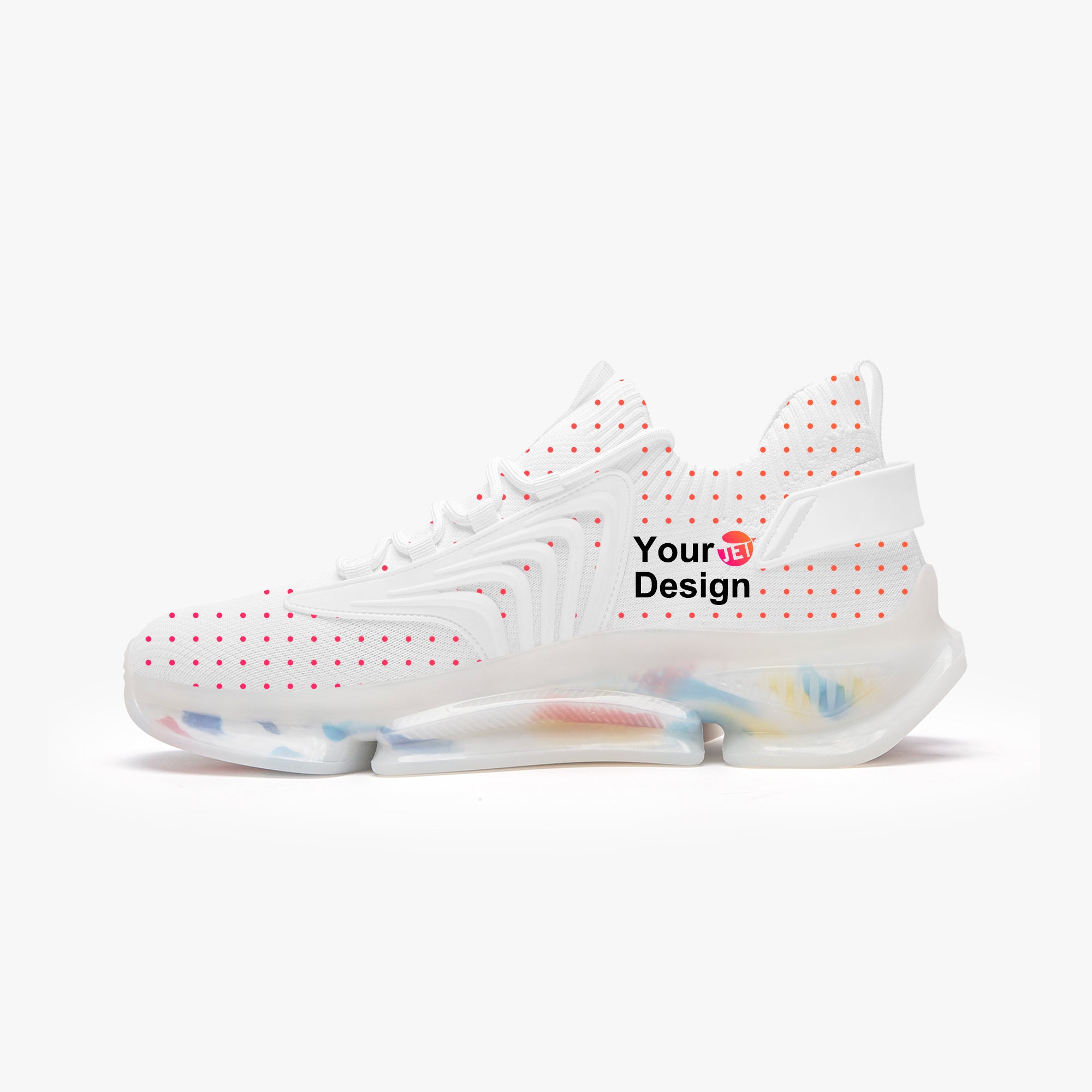Wings Style Bounce Mesh Knit Sneakers