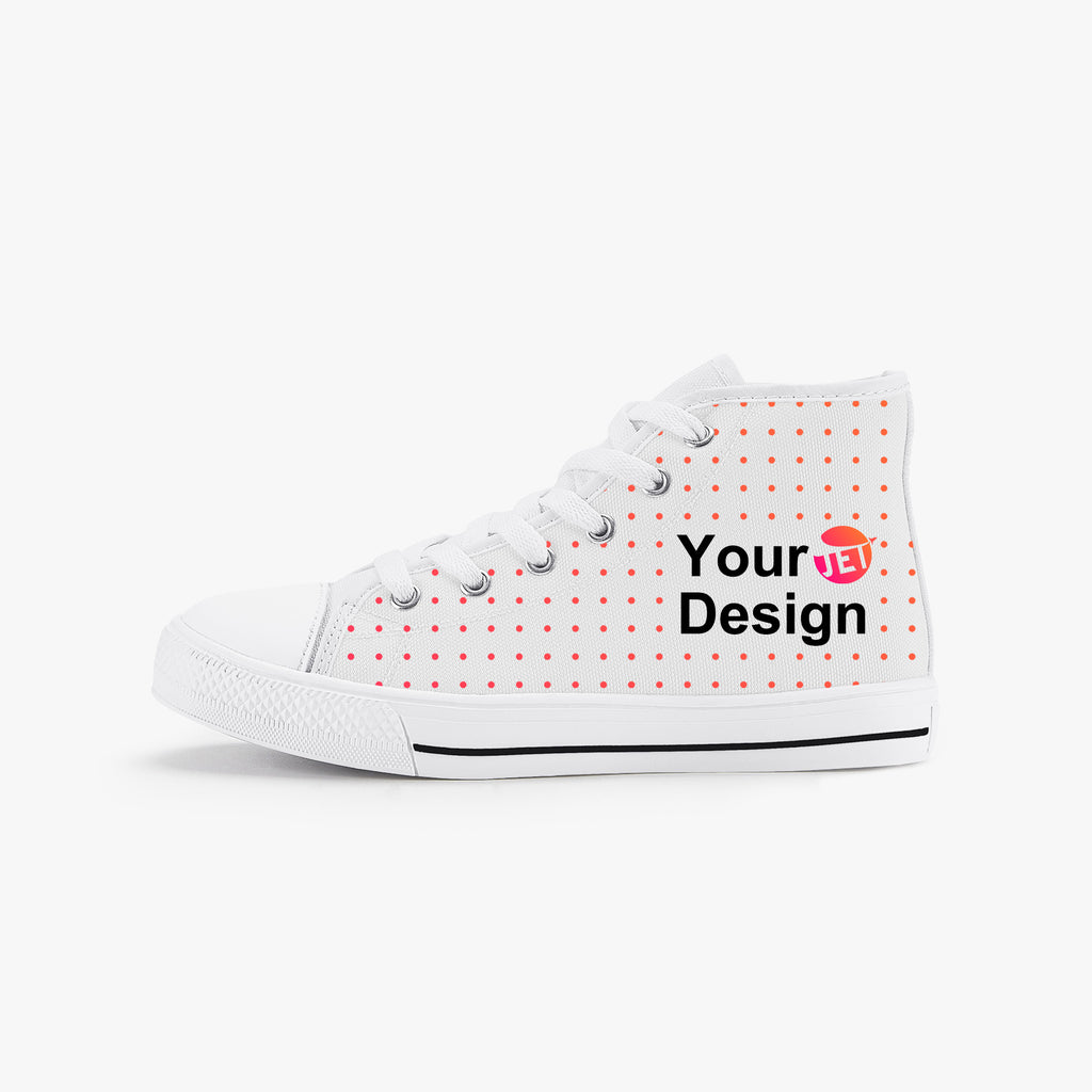 Kid's High-Top Canvas Shoes