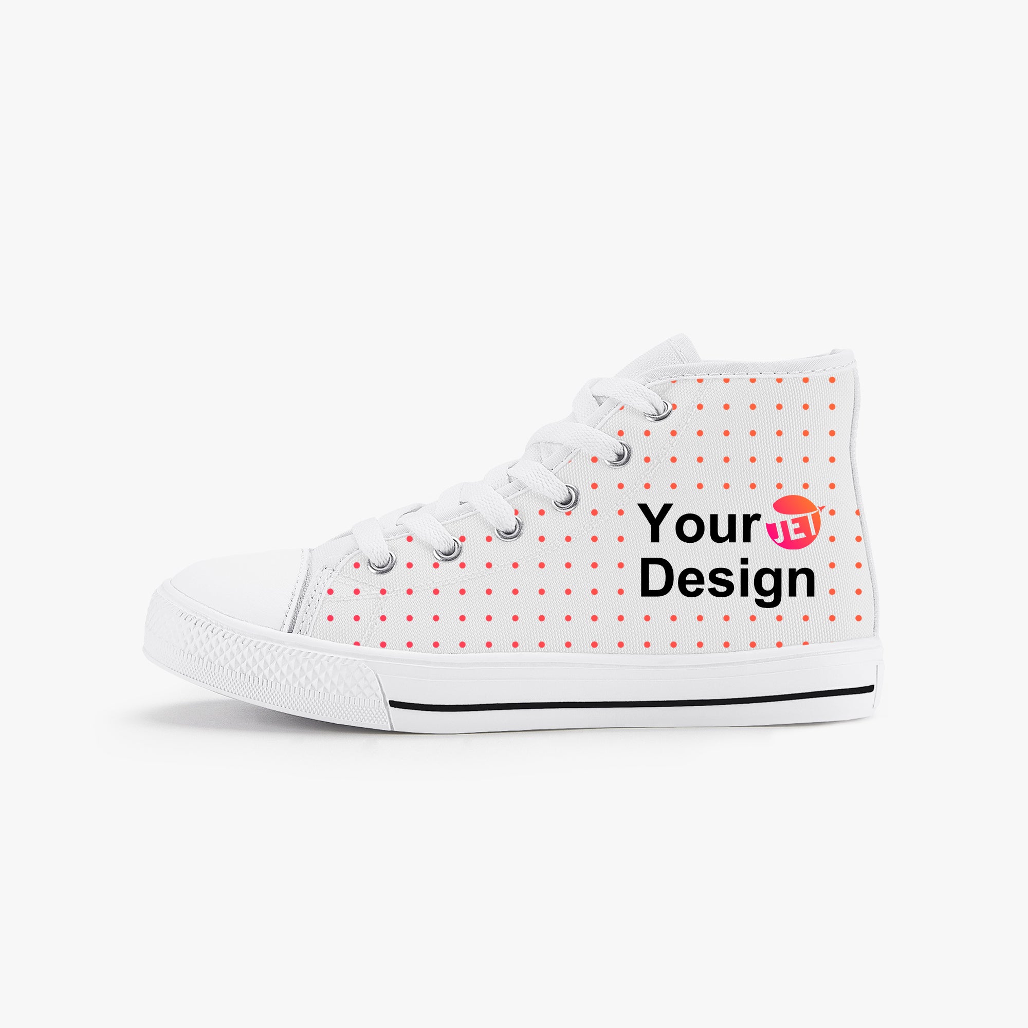 Kid's High-Top Canvas Shoes