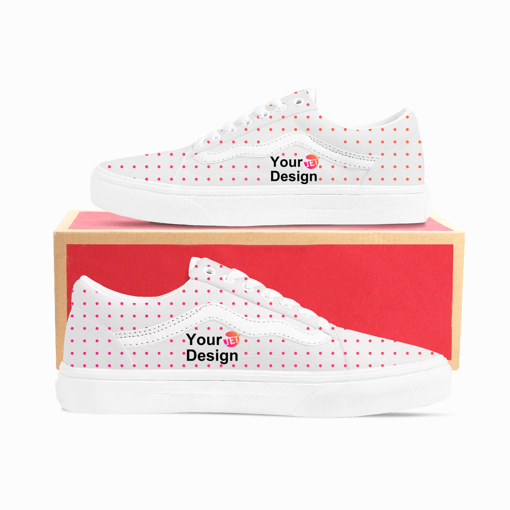 Trendy Low-Top Canvas Sneakers