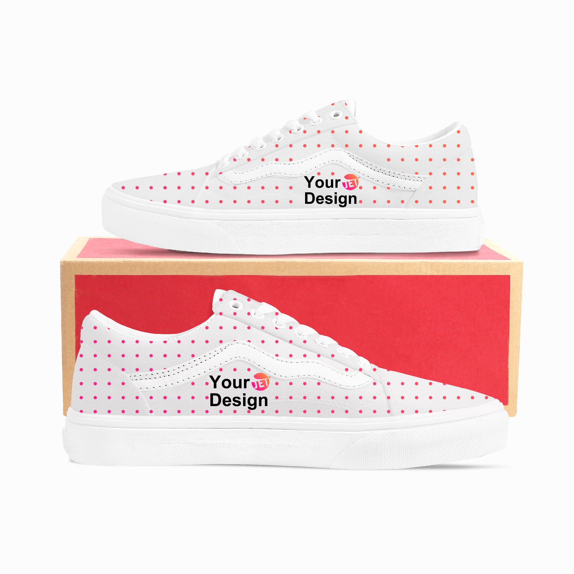 Trendy Low-Top Canvas Sneakers