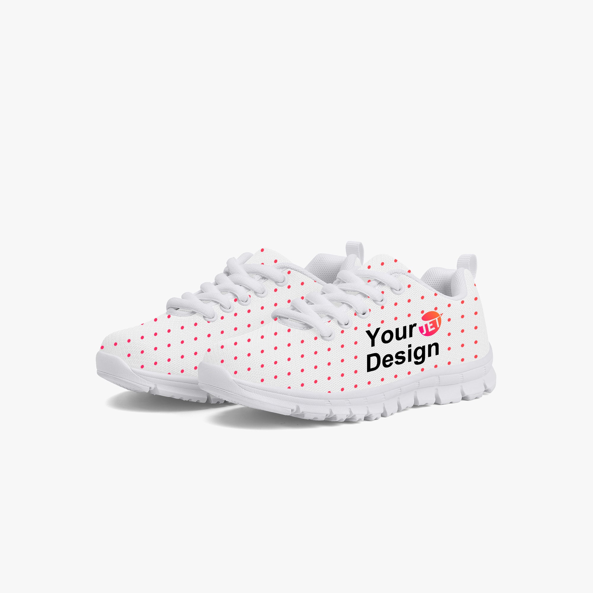 Kids' Lightweight Mesh Sneakers - White