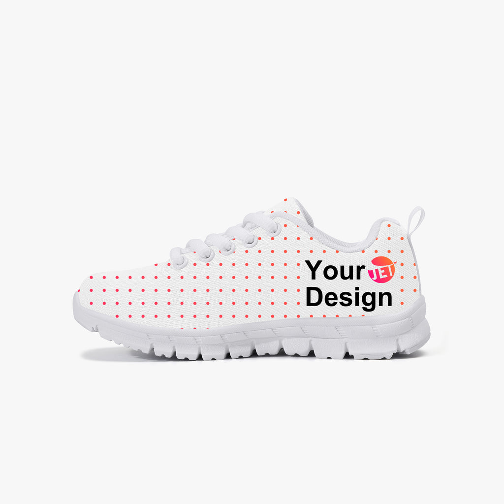 Kids' Lightweight Mesh Sneakers - White