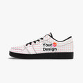 Low-Top Leather Sneakers - Black Sole