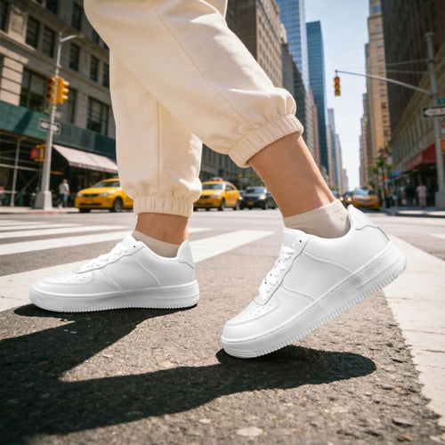 AF1 Low-Top Leather Sports Sneakers