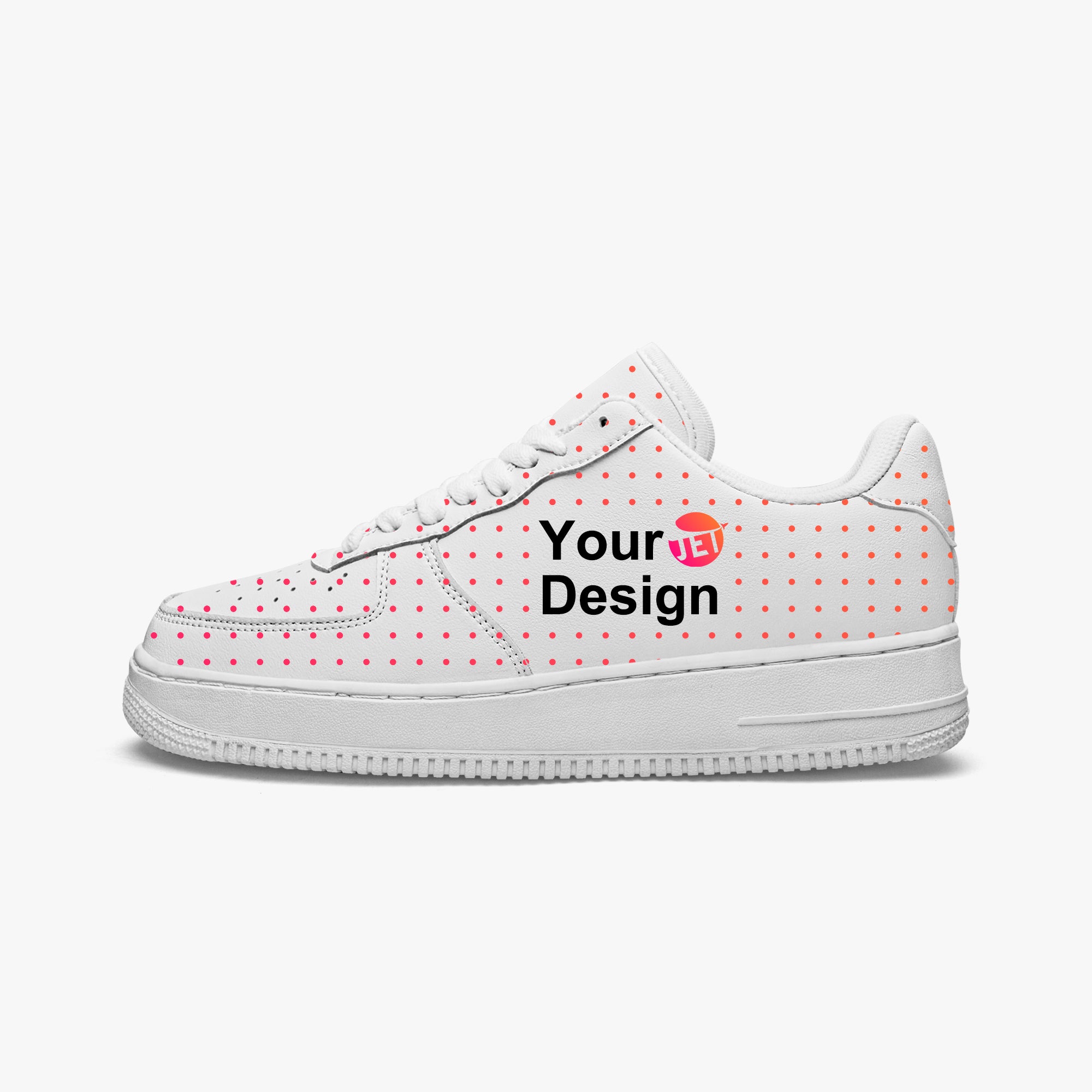 Type 2 AF1 Low-Top Microfiber PU Leather Sports Sneakers