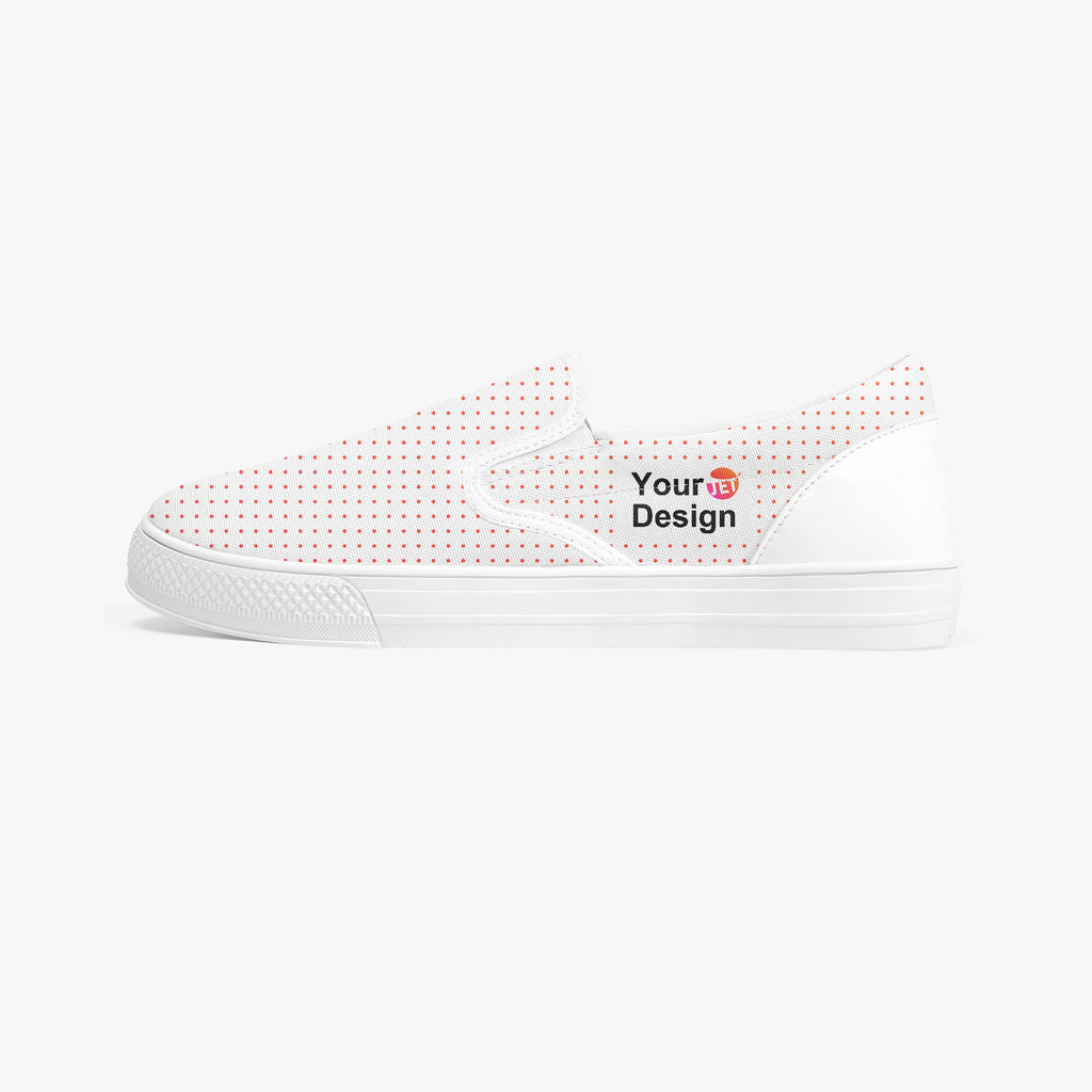 Classic Slip-On Shoes - White/Black