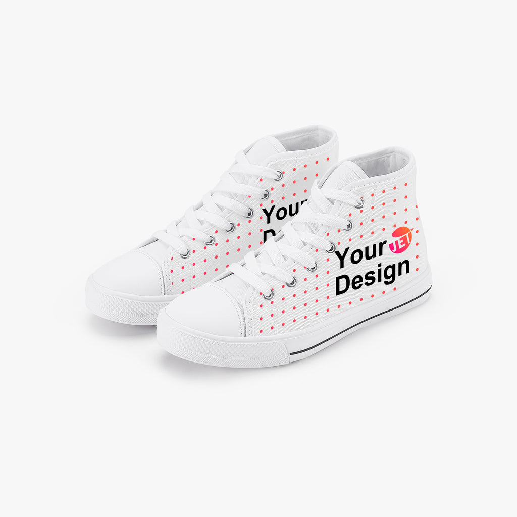 Kid's High-Top Canvas Shoes