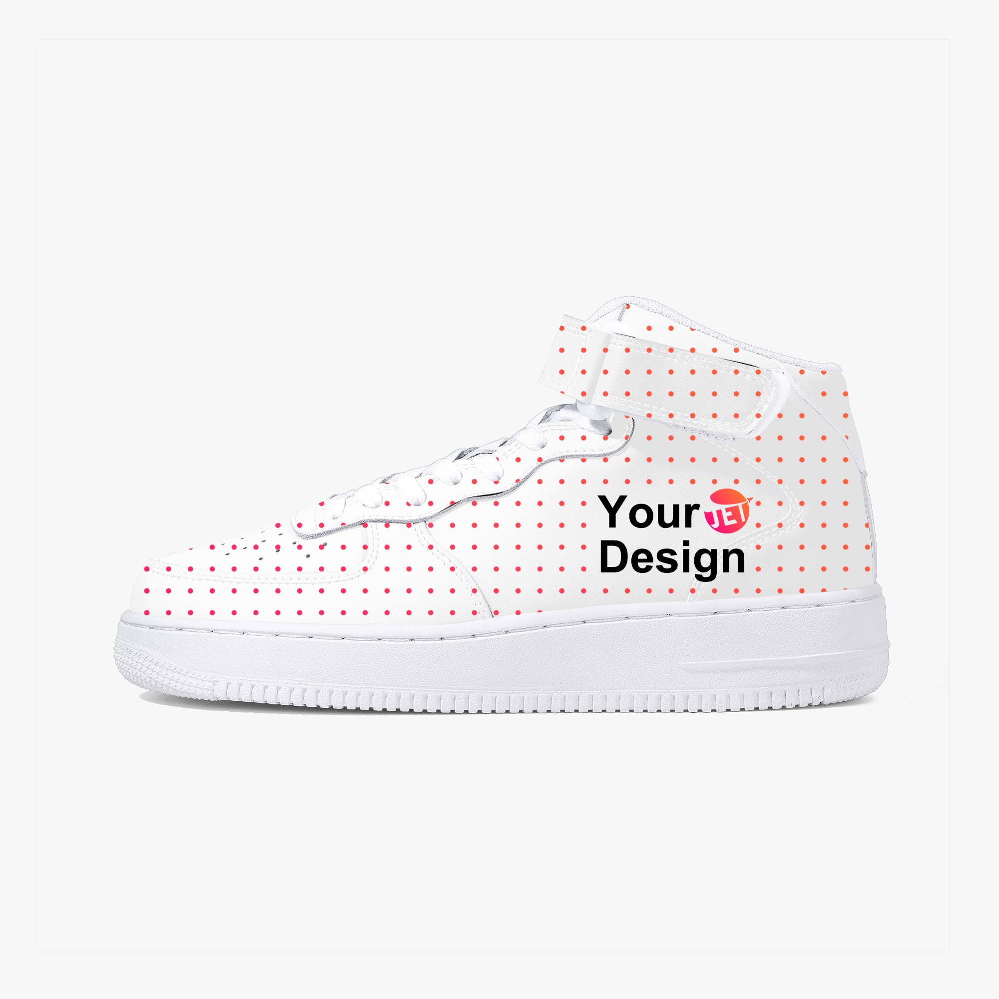 AF1 High-Top Leather Sports Sneakers